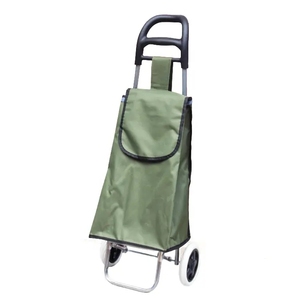 Bolsa de transporte de poliéster multifuncional y ligera, carrito de compras plegable <span class=keywords><strong>con</strong></span> <span class=keywords><strong>ruedas</strong></span> para uso en el mercado del vino - Product Image 3
