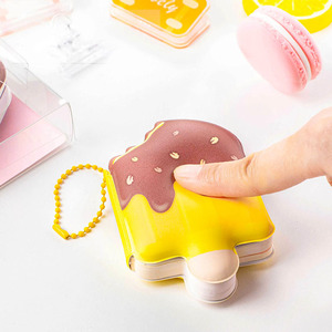 Mini simpatico taccuino <span class=keywords><strong>di</strong></span> decompressione ghiacciolo Doudou rilegato termico per modellazione <span class=keywords><strong>di</strong></span> <span class=keywords><strong>carta</strong></span> copertina del <span class=keywords><strong>libro</strong></span> del conto della mano del cuore della ragazza - Product Image 1