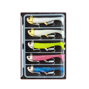 Señuelo de Pesca con Cola de Metal de 10 cm y 22 g, 5 Piezas por Caja, Cola Reemplazable, para Pesca de Lubina, Lucio, Agua Salada y Agua Dulce - Product Image 5