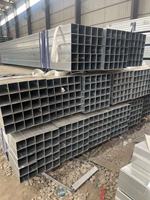 Tuyau en acier galvanisé ERW carré Q345 à faible entretien, robuste, résistant aux intempéries, multi-tailles, résistant à la corrosion - Vente chaude