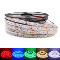 12V 5050 LED bande 60LEDs/m RVB étanche blanc froid/bleu/vert/rouge 5 m/rouleau 12V Solution d'éclairage domestique