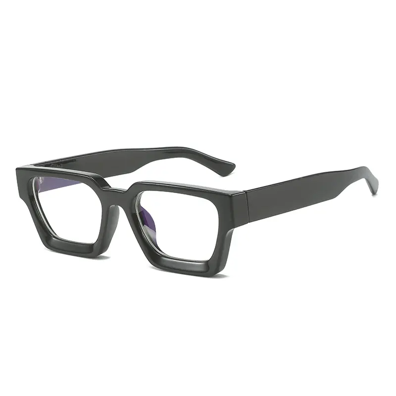 2024 eskiler dönmek basit gözlük güneş gözlüğü kare küçük PC çerçeve özel gözlükler anti-mavi ışık ayna