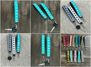 Nouveau porte-clés de poignet en cuir de vachette véritable fait main, personnalisé, style western, avec motif étoile, élégant, pour unisexe - Product Image 3