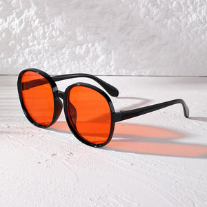 Gafas de Sol Redondas Extra Grandes, Estilo Europeo Americano, Protección UV400, para Conducir y Uso Diario - Product Image 1