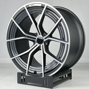 ล้อ Bku คาร์บอนไฟเบอร์ฟอร์จ 2 ชิ้น 5x120.65 สำหรับ C6 C7 C8 Z06 ZR1 E-Ray ขนาด 19-22 นิ้ว ล้อแบบกำหนดเอง - Product Image 4