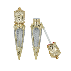 3ml mỹ phẩm vàng cà rốt nhựa độc đáo vương miện sang trọng rỗng Lip Gloss <span class=keywords><strong>container</strong></span> Son bóng phong phú Glossy Lip dầu ống với Cây Đũa phép - Product Image 1