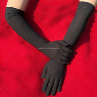 Gants élastiques en soie de lait de 18 pouces