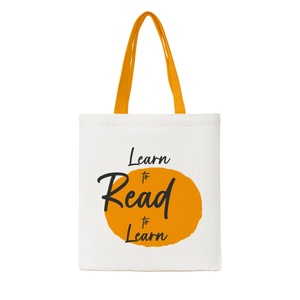 Offre Spéciale personnalisé imprimé Logo femmes sacs fourre-tout mode toile avec poignée vierge pour une utilisation alimentaire-vente en gros PP matériel - Product Image 2