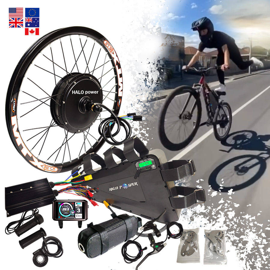 Hub Motor Full Suspension Mountain Bike Electric Conversion
