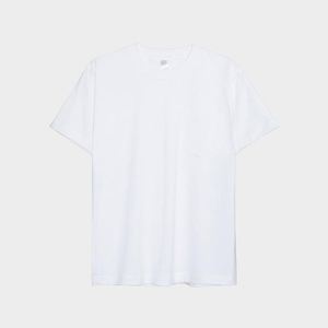 Usine en gros poids lourd 300GSM coton T-Shirt à manches courtes lâche mode personnalisé imprimé Logo solide motif 100% coton - Product Image 2