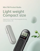 OEM harga kejutan menjual Mini Dab-Fm Radio berdaya rendah menggunakan Lcd Dot Matrix layar Digital portabel Fm Radion