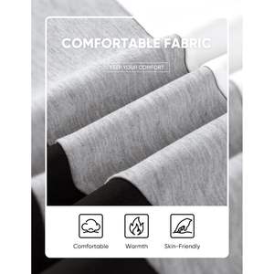 Custom Men's XXL Hoodie Tracksuit Long Sleeve Casual Pullover <b>Fleece</b> <b>Sweatshirt</b> with Novelty Color Block for Jogging - Product Image 6