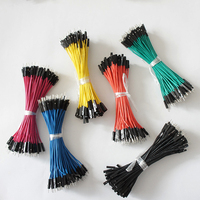 عدة إلكترونية كابل Breadboard pont ذكر أنثى سيليكون dubcable 1P