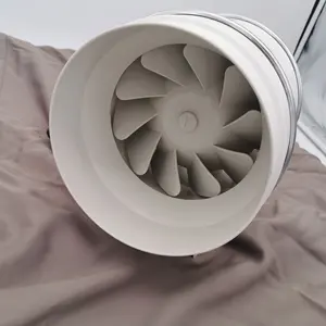 150 model 6 "2 hızlı plastik karışık akış Inline kanal fanı