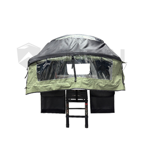 Tenda da Tetto SNDN per Auto, Grande e Pieghevole, per Viaggi Familiari e Campeggio, Tenda Morbida per 4 Persone, Impermeabile in Tela con Lucernario - Product Image 6