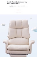 Chaise de bureau pour ordinateur, confortable pour une longue assise, chaise de jeu pour étudiants, chaise d'e-sport, chaise inclinable et rotative pour une personne, squelette métallique
