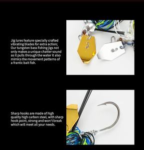 Señuelo de pesca artificial de plástico de 13g con cuchilla giratoria, tipo cuchara, señuelo blando, señuelos de hundimiento con deflector de agua para Zander y <span class=keywords><strong>Carpa</strong></span> SNEDA - Product Image 5