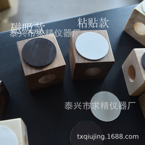 Wall <b>Vase</b> Magnetic Flower Holder Wooden <b>Square</b> Minimalist Design For Fridge Decorative Ornament - Product Image 5