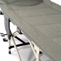 Fauteuil inclinable pliant en acier, lit d'appoint simple, canapé avec sac de transport, pliable et léger pour chambre et salon – Vente en gros