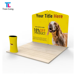 Tian lang 10ft * 8 tổ chức sự kiện khung nhôm căng căng thẳng vải <span class=keywords><strong>DIY</strong></span> phông nền biểu ngữ đứng thẳng - Product Image 6