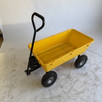 Chariot de manutention pliable à quatre roues WEIHAO, haute capacité de charge, 80L, 250KG, cadre métallique industriel, outils de shopping OEM