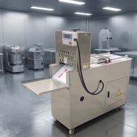 Nouvelle machine à trancher la viande congelée électrique automatique CNC à haute efficacité, en acier inoxydable, pour usage commercial, réglable