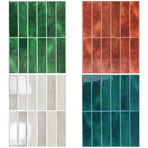 Azulejos de Pared 3D Autoadhesivos de PU con Recubrimiento de Goteo, Estilo Vintage, Tipo Metro, 290x230mm, para Salpicaderos de Cocina, Venta al por Mayor, Personalizados, OEM, ODM, MOQ Bajo - Product Image 3
