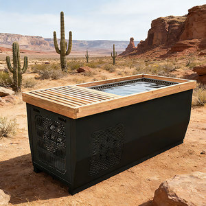 Bañera de Acero Inoxidable para Inmersión en Frío, Bañera de Hielo, Sauna Exterior y Bañera de Hielo Combinada - Product Image 6