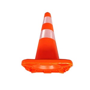 Hồng Kiều 20 inch 50cm chiều cao Nền Kinh Tế kiểm soát cảnh báo giao thông nón PVC an toàn nón cho giao thông đường giao thông co - Product Image 4