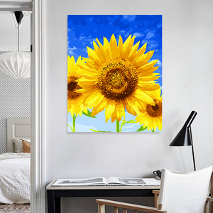 <span class=keywords><strong>Peinture</strong></span> <span class=keywords><strong>acrylique</strong></span> par numéros fleur <span class=keywords><strong>de</strong></span> <span class=keywords><strong>tournesol</strong></span> chaude <span class=keywords><strong>peinture</strong></span> par numéro Art cadeau bricolage huile photo décoration <span class=keywords><strong>de</strong></span> la maison cadeaux faits <span class=keywords><strong>à</strong></span> la main Kits - Product Image 4