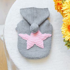 Ropa para mascotas PETCIRCLE para perros y gatos, incluyendo suéteres suaves y cómodos para otoño e invierno y prendas con diseño de estrella de mar. - Product Image 5