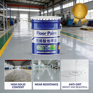 Peinture acrylique pour sols, directement de l'usine, revêtement de sol industriel haute résistance à l'usure pour ateliers - Product Image 5