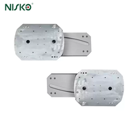 Base rotative Nisko pour coin de meuble avec fermeture douce, base rotative pour meuble, quincaillerie rotative pour meuble, accessoires de meubles