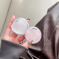 Nouvelle Tendance Style Ins Support Magnétique Pliable en Forme de Cœur Couleur Unie pour Téléphone, Socle pour Coque de Smartphone