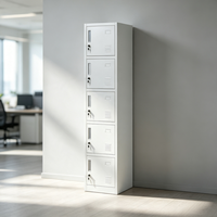 Casier de rangement métallique pour vêtements, 2, 3 ou 4 portes, pour salle de sport scolaire, bureau d'étudiants, personnel et vestiaire