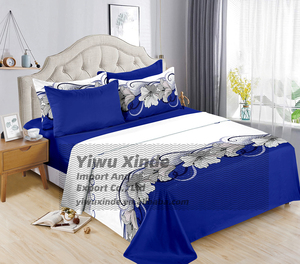 Parure de lit LILIANNA King Size 6 pièces 100% <span class=keywords><strong>coton</strong></span>, ensemble de literie doux et luxueux imprimé avec drap plat et taies d'oreiller pour chambre à coucher, maison, hôtel - Product Image 5