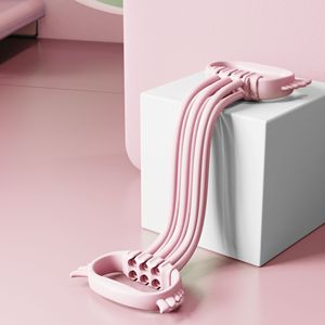 Bande élastique en polypropylène à six brins en forme de 8 à résistance réglable pour l'ouverture des épaules et le renforcement du dos chez la femme (<span class=keywords><strong>musculation</strong></span>) - Product Image 2