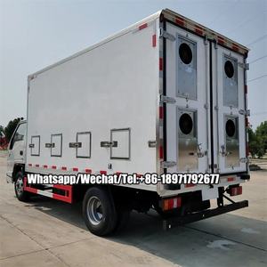 Camion Isuzu pour la livraison de poussins d'un jour, véhicule de livraison de poussins, 4x2, transport de poussins vivants, camion de transport de volaille - Product Image 3