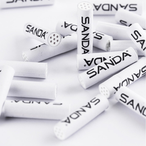 7x27 mét than hoạt tính lọc tip cho ống hút biểu tượng tùy chỉnh bao bì cán Mẹo thuốc lá ống lọc với Dual Nắp gốm - Product Image 6