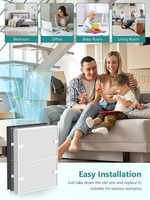 Filtre de remplacement au charbon actif HPA5200B compatible avec les purificateurs d'air Honeywell HPA 5200B HPA5220 HPA5250 HPA3200