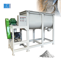 Mélangeur horizontal à ruban pour poudres sèches industrielles, pour le mélange de ciment, de béton et de poudre de mastic mural