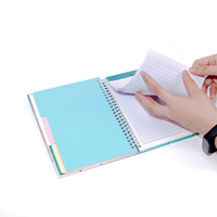 Bloc-notes à couverture rigide avec papier d'art Impression en couleur Carnet de notes planificateur de dossier de taille A5 personnalisé