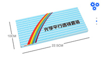 Kit optique transparent en acrylique Yulin YL3-01036 pour l'étude de la physique des élèves du collège, équipement de laboratoire, prisme concave et convexe, lentille