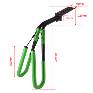 Support de planche de <span class=keywords><strong>surf</strong></span> amélioré pour vélo, support latéral pour vélo électrique et trottinette, en alliage d'aluminium robuste - Product Image 5