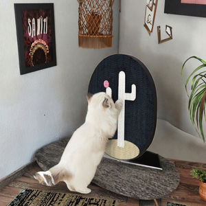 2022 baru datang kertas Puzzle kucing Scratcher dengan bergelombang papan gores melindungi mainan Natal kucing Scratcher kardus - Product Image 2