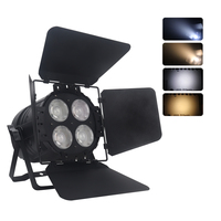 Projecteur PAR double COB 200W 2 en 1 Blanc froid et blanc chaud 4X50W DMX LED Blinder DJ Lumière Haute CRI 95 IP33 pour scène théâtre mariage