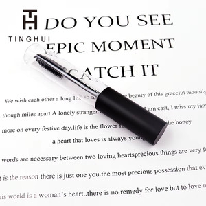 Lujosa Botella de Plástico Vacía Personalizada y Colorida para Suero de Pestañas/Máscara con Tapa de Rosca y Cepillo, Tubo de Máscara de 10ml, Aplicador de Pestañas - Product Image 4