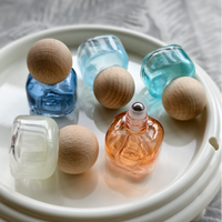 Petit flacon roll-on vide rechargeable pour parfum, huiles essentielles, eau de toilette, liquide anti-moustiques, application topique