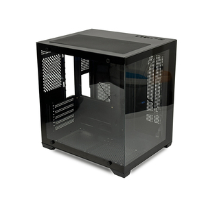 Gabinete de <span class=keywords><strong>PC</strong></span> para Juegos Manmu Hotsell MATX de <span class=keywords><strong>Torre</strong></span> Media RGB, Panel Lateral de Aleación de Aluminio y Acero con Ventana, Gabinetes de Computadora Micro ATX - Product Image 6