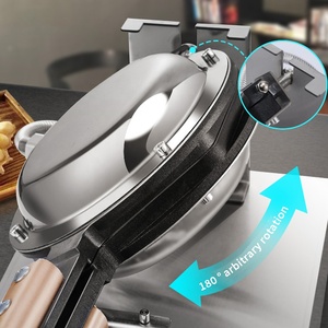 110v 220v <span class=keywords><strong>prix</strong></span> usine personnalisé Commercial numérique rotatif bulle oeuf bouffée mini gaufrier Machine snack équipement - Product Image 4
